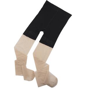 防狼袜春秋款女薄款二合一打底裤夏季肉色菠萝袜大码任意剪不勾丝