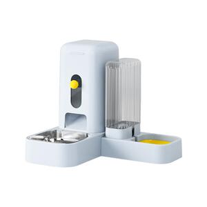 猫碗狗碗自动饮水机喂食器一体猫粮食盆投食双碗宠物狗水碗防打翻