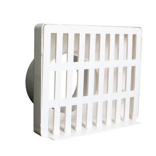 PVC排水管墙角地漏出下水口75侧面墙篦子片160侧排网格盖子50 110