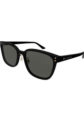 开云眼镜 古驰GUCCI男女同款方框大框黑色防晒太阳镜墨镜GG1896SK