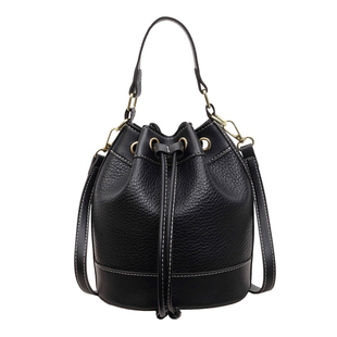 高级感包包女款2026新款春撞色超火上班小拎包通勤单肩斜挎水桶包