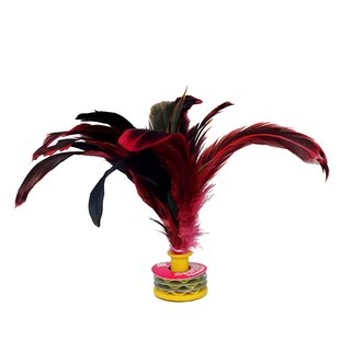 大鸡毛毽子儿童小学生运动专用成人耐踢腱子羽毛毽球比赛跳跃键子