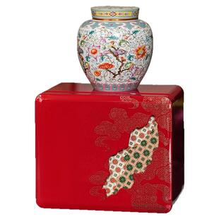 早春頭采龙井绿茶陶瓷茶叶罐空礼盒通用蒙顶甘露竹叶青茶叶包装盒