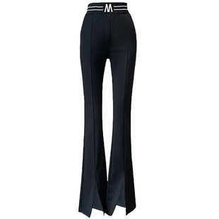 微喇裤女春秋2026新款女士休闲长裤春款九分女裤夏季薄款喇叭裤女