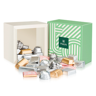 新年礼物Patchi芭驰迪拜黑巧克力夹心坚果黑巧高端进口礼盒零食