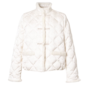 【匈牙利进口白鹅绒】La Koradior拉珂蒂商场同款水貂毛领羽绒服