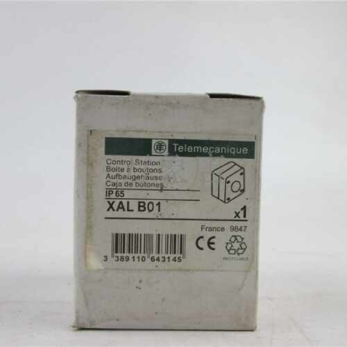 议价TELEMECANIQUE XALB01按钮开关盒XAL-B01白色单孔22MM XAL B0