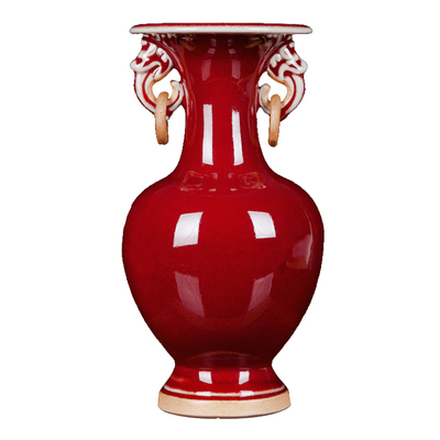 景德镇仿古双耳工艺品家居装饰