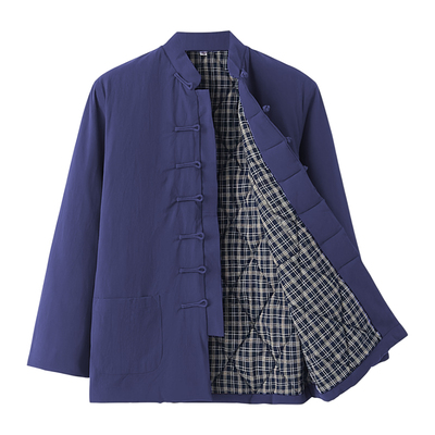 唐装棉袄男冬季中国风宽松棉服