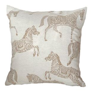 Texdream态度 侘寂风马匹简约沙发靠枕抱枕ins轻奢客厅床头抱枕套