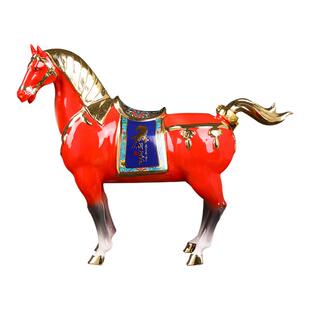 景德镇陶瓷泡酒瓶 五斤装生肖马酒坛 5斤马到成功工艺酒罐带礼盒