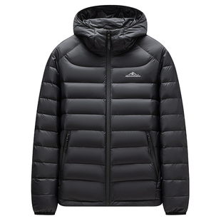 鸭鸭冬季羽绒服男款时尚休闲短款加厚连帽户外休闲排骨保暖外套潮