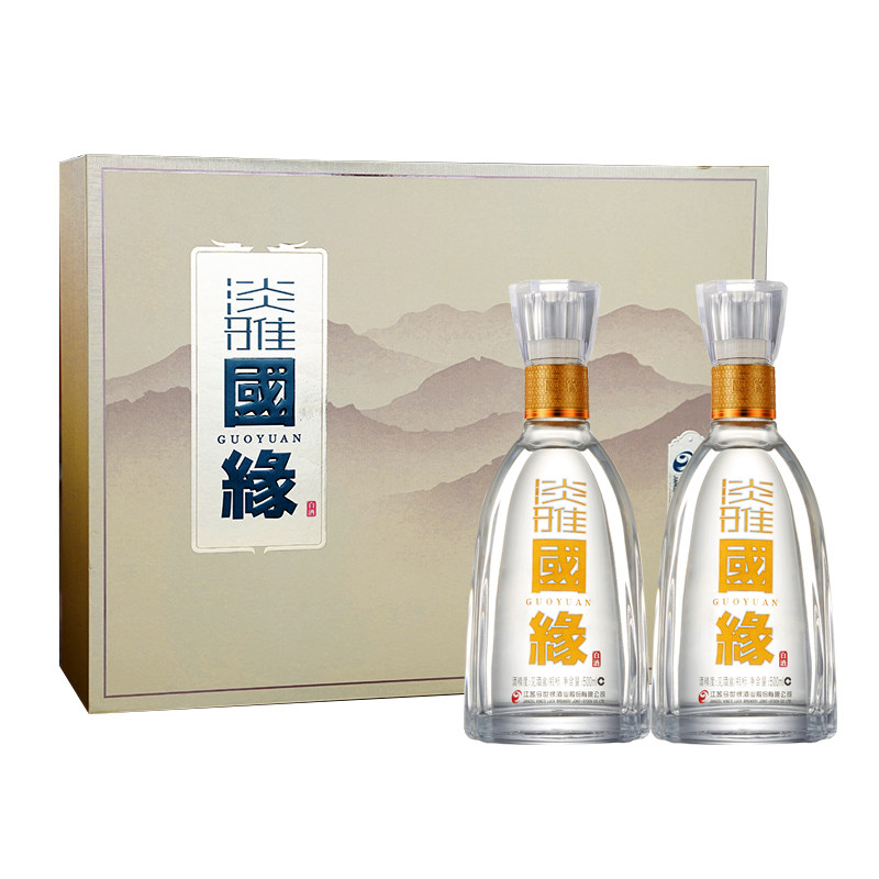 淡雅礼盒3盒装42度500ml*6