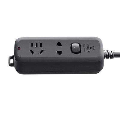 BULL/公牛家用黑色插座长线排插