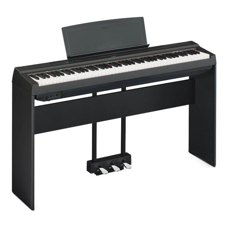 雅马哈电钢琴88键重锤p225初学者便携式p223家用专业电子钢琴p125