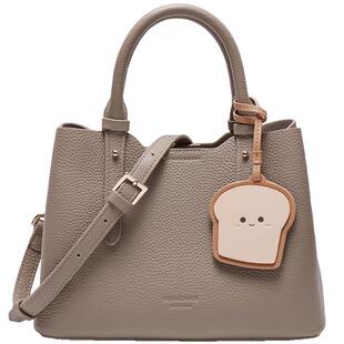 百丽包包女25新款吐司菜篮子斜跨红色婚包托特妈妈手提包X7162CX4