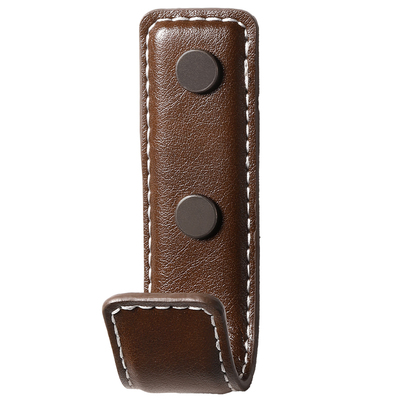 复古挂衣钩中古风门后真皮挂钩