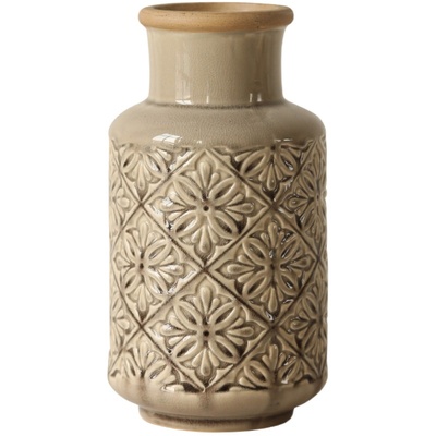 高级感浮雕复古花瓶摆件宋代美学