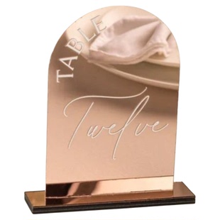 婚礼桌卡定制透明亚克力桌牌嘉宾席位卡商务台卡结婚宴会雅丝手作