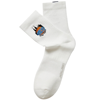 杰克琼斯NBA联名舒适百搭中筒袜