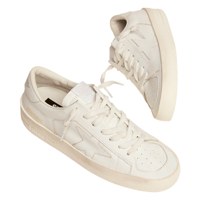 GoldenGoose白色厚底休闲板鞋