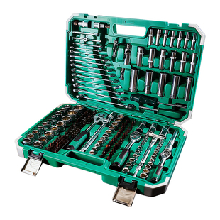 旺邦216件套汽车维修理棘轮扳手套筒五金汽保组套工具箱大全小飞