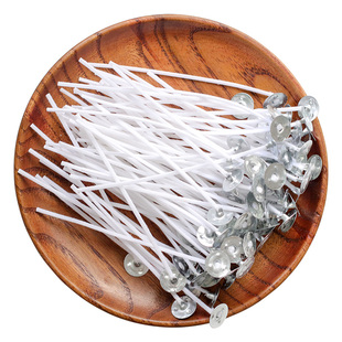 美沐儿 已过蜡环保型脱脂纯棉diy香薰蜡烛灯芯 大份量蜡芯100支装