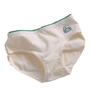 「羊毛小森」可爱纯棉内裤少女学生A类全棉无痕透气抗抑菌2026新