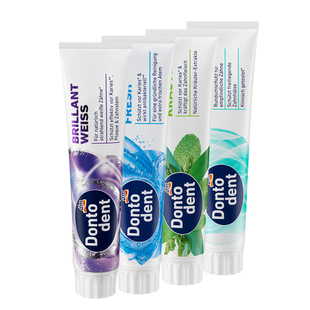 DM德国 Dontodent东托清新防蛀抗敏感固齿护理牙膏美白去牙渍含氟