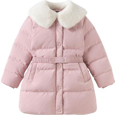 戴维贝拉女童三防羽绒服