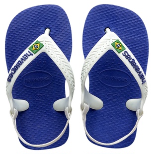 Havaianas哈唯纳2026年春夏brasil logo婴幼儿童凉鞋夏软底外穿