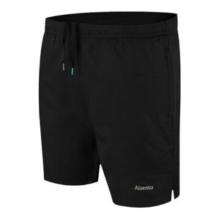 埃森图梭织舒适快干透气吸湿排汗运动休闲短裤4分健身训练足球裤