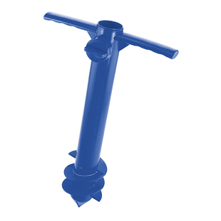 户外沙滩伞折叠伞座蓝色塑料伞叉遮阳伞地叉广告太阳伞海滩伞底座