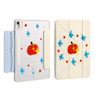 morock【插画师联名】ipad平板保护壳适用ipad11保护壳air8保护套pro苹果外壳mini7磁吸壳子y型10代air7/6/54