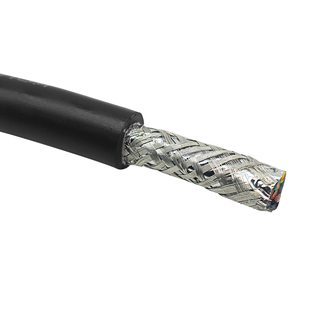 高柔性拖链PUR编码器485通信线双绞屏蔽电缆TRVVPS2 4 6 8 10芯铜