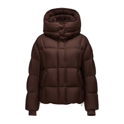 【明星同款】坦博尔25冬季新款毛领羽绒服女士短款高品质保暖外套