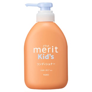 日本KAO花王merit弱酸性无硅油洗发水护发素控油蓬松去屑亮丽柔顺