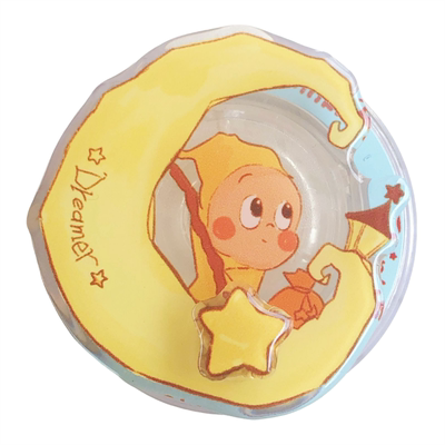 可爱卡通月亮星星人手机磁吸支架