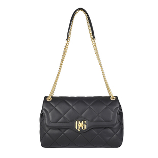 【新年礼物】QG包包女2026新款头层牛皮菱格纹链条包女单肩斜挎包