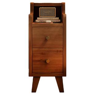 实木床头柜小型家用超窄卧室床边小柜子简易迷你床头收纳柜带抽屉