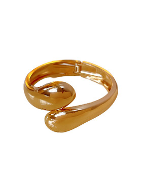 冷淡风欧美不规则凹形手镯