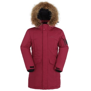 「清仓」天石羽绒服男女户外防风大鹅工装长款鹅绒派克服T122T437