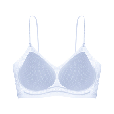 【孙怡同款】草本初色内衣女聚拢小胸超薄无痕细肩带桑蚕丝文胸罩