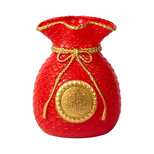 天然黄金大麦干花束福袋钱袋子客厅摆设件金黄麦穗装饰乔迁仿真花