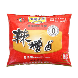 上海宝鼎天鱼辣糟卤300ml家用泡鸡爪鱼片鸭肫毛豆荤素菜调味料汁