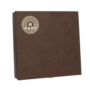 100克新会陈皮包装盒高档老陈皮干皮盒礼品盒空盒子配手提袋批发