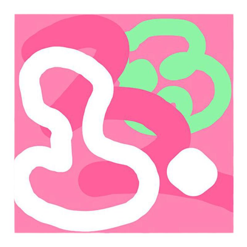 潮流少女装饰画挂画糖果色创意