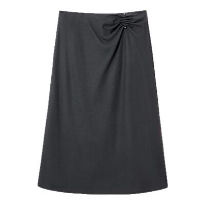 【云朵羊毛】OVV秋冬女可机洗针织A字伞裙半身裙GQDDJ34104A