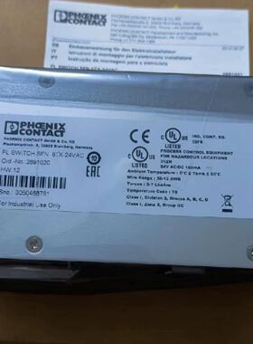 议价2891020菲尼克斯FL SWITCH SFN 8TX-24VAC以太网交换机8口现