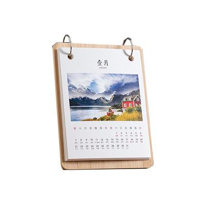 2026年台历月历周历定制商务企业个人照片台历来图定制新款龙台历